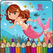 Mermaid Coloring Book