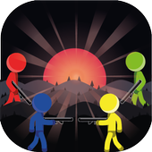 Stickman fight icon