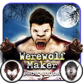 Werewolf Me: Photo Morph &amp; Wolf Face Makeup أيقونة