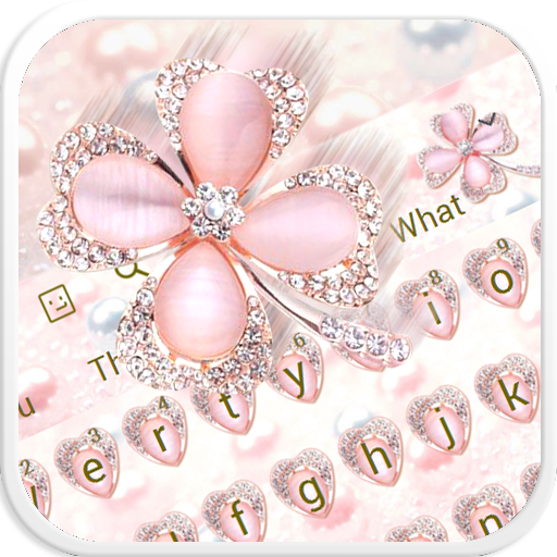 Clover Glitter Keyboard icon