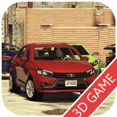 Real Car Lada Vesta Driving Simulator Racing icon