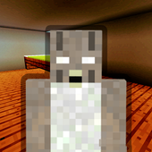 Old granny. Horror map icon