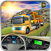 Offroad Car Transporter Truck icon