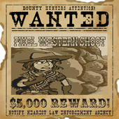 West Guns PIXEL 3D icon