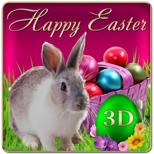Happy Easter 3D Next Launcher theme icon