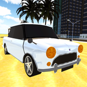 Old Mini Spor Car Driving City icon