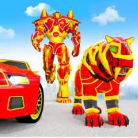 Tiger Robot Car Transformation Game Robot Car Game on 9Apps