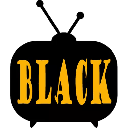 Black TV icon