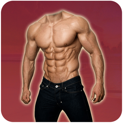 Man Six Pack Photo Suit icon