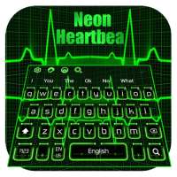 Neon Heartbeat Keyboard on 9Apps