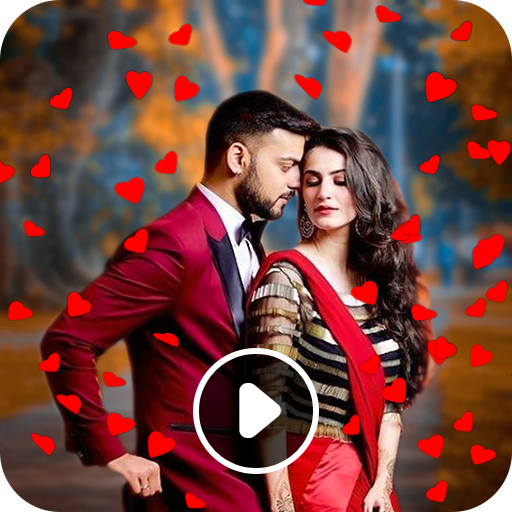 Heart Effect Photo Video Maker with Song icon