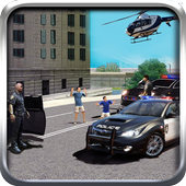 Criminals In Police Car icon