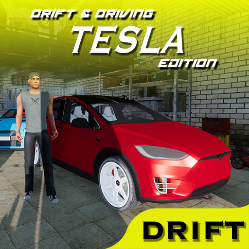 Tesla Model X Car Drift Drive icon