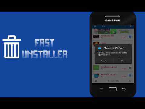 Fast uninstaller apps 1 تصوير الشاشة