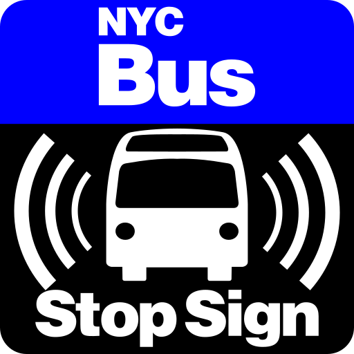 NYC Bus Stop Sign icon