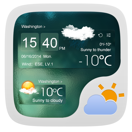 ATROVIRENS THEME GO WEATHER EX icon