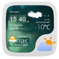 ATROVIRENS THEME GO WEATHER EX on 9Apps