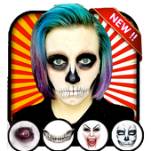 Halloween makeup photo editor icon