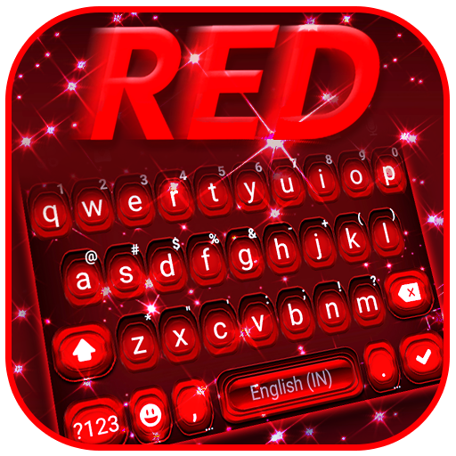 Red Glow 3D Keyboard Theme icon