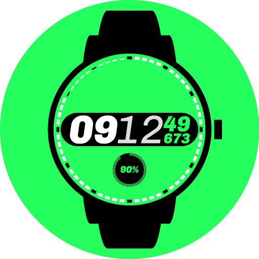 Milliseconds for Android Wear icon