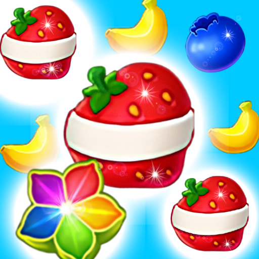 Candy Fruits - Match and Crush the Fruits أيقونة