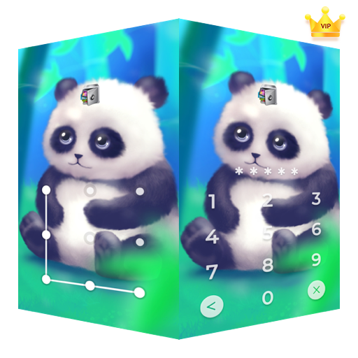 AppLock Live Theme Panda – Paid Theme icon