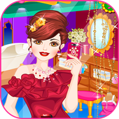 Girls Games Bathroom Selfie icon