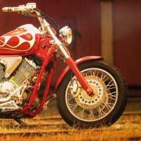 Motorcycle racing car Puzzle