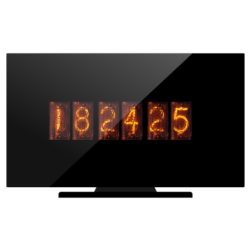 Nixie Tube Clocks on Chromecast icon