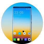 Theme for sunset hot air balloon wallpaper