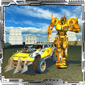 Military Robot Transform Car icon