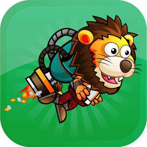 Jetpack Lion Jungle King icon