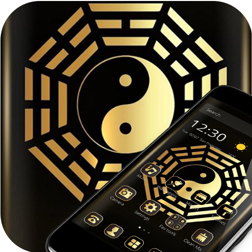 Gold Tai Ji Luxury Business Theme icon