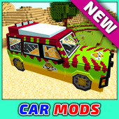 Cars for Minecraft PE Mod आइकन