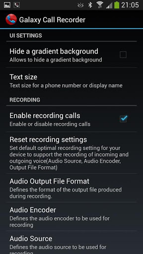 Galaxy Call Recorder   screenshot 6