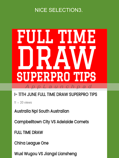 FULL TIME DRAW SUPERPRO TIPS screenshot 17