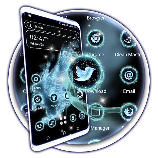 Eagle Patronus Theme Launcher icon