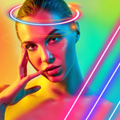 Neon Photo Editor icon