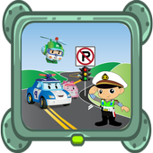 ikon Poli Balap Mobil