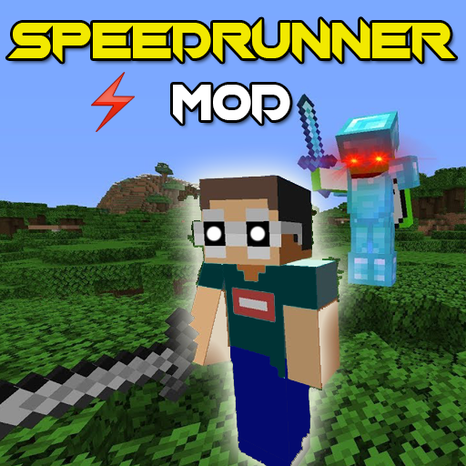 Speedrunner Vs Hunter Mod For Minecraft Pe icon