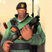 3D Commando Sniper Train Defense icon