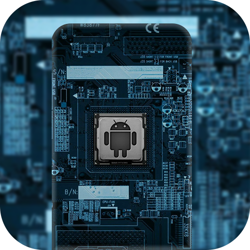 Smartphone machine wallpaper icon