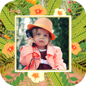 Wonderful Best Garden Photo Frame Application icon