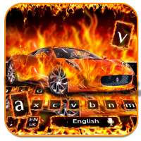 Flame Racing Car Keyboard on 9Apps