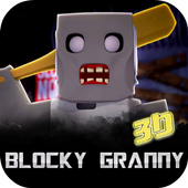 Granny Blocky Horror House 3D icon