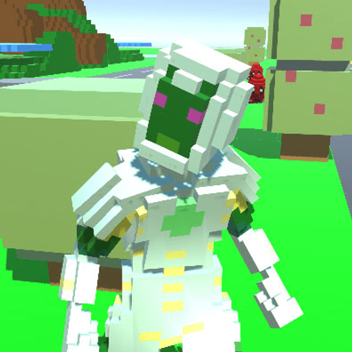 Steel Craft Man vs Tpose Cartoon Cat at Bus City icon