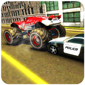 Police Car Simulator : Crime City Monster Chase 3D icon