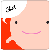 ikon Funny Chat White Sim Simi