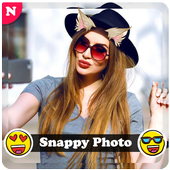 Snappy photo filters stickers icon