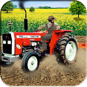 Farm Tractor Harvest &amp; Seeding Simulator 3d icon